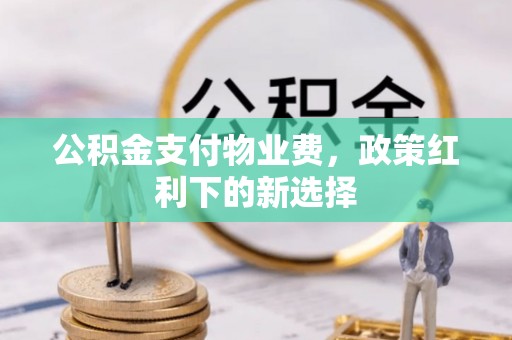 滦南公积金支付物业费，政策红利下的新选择